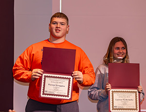 Payton Scroggins and Lorren Niederhofer